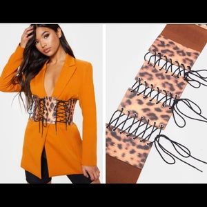 Leopard Print Corset